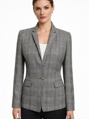 J. Crew Regent Glen Plaid Blazer NWT